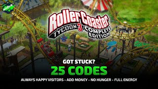 ROLLERCOASTER TYCOON 3  CE Cheats Add Money Perfect Visitors   Trainer by PLITCH [upl. by Gnuy]