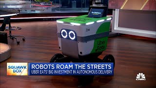 Serve Robotics Uber Eats to deploy 2000 food delivery robots across US cities [upl. by Dianne]