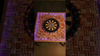 DIY dartboard  How to build with wood frame and corks [upl. by Kilgore]