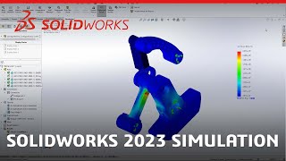 SOLIDWORKS 2023 Simulation [upl. by Etsirk]