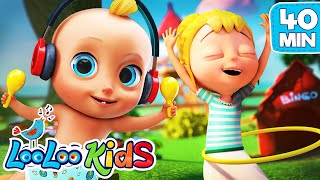 🟡DANCE and ACTION  S3EP50 Kindergarten Fun Highlights Compilation  LooLoo Kids Songs for Kids [upl. by Etep604]