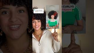 Partie 1  Garder ses curlys 8 jours sans remouiller 🤫👑➿ curlyhair [upl. by Marjie]