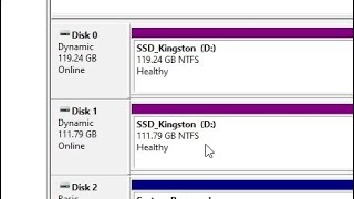 How to Merge 2 Disks into 1 Windows 10 Extend Volume [upl. by Zarah937]