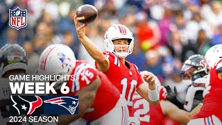 Houston Texans vs New England Patriots  2024 Week 6 Game Highlights [upl. by Cost]