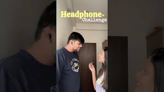 ❤️ headphone challenge 😂❤️ challenge ashortaday shorts viralvideo [upl. by Melisse373]