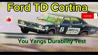 Ford TD Cortina You Yangs Proving Ground Durability Test TV Ad [upl. by Alaet]