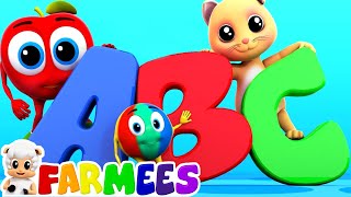 The Phonics Song  Alphabets Song  Nursery Rhymes  ABC Songs by Farmees [upl. by Eirhtug]