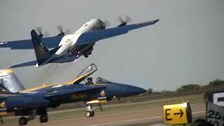 The Blue Angels Jet Assisted Fat Albert C130 [upl. by Cedric821]