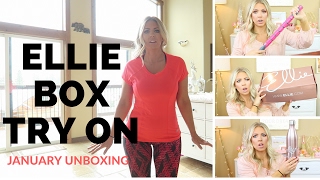 Ellie Box TRY ON amp UNBOXING  January 2017 [upl. by Cissiee]