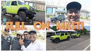 New Jimny off roading vlogoffroad strunt vlog vlogs [upl. by Ilehs450]