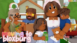 🚘The Day We MOVED to BLOXBURG FIRST HOME Roblox Bloxburg Roleplay roleplay family [upl. by Imeon929]