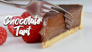 Melt In The Mouth Chocolate Tart  Baked Chocolate Tart Recipe [upl. by Chi]