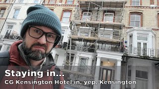 Staying in The CG Kensington Hotel in Kensington London [upl. by Audie420]