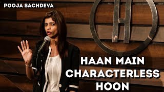 Haan Main Characterless Hoon  Pooja Sachdeva  Hindi Poetry  The Habitat [upl. by Towland]