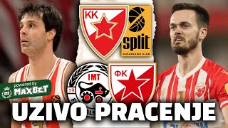 UZIVO  KK SPLIT vs KK CRVENA ZVEZDA  FK IMT vs FK CRVENA ZVEZDA [upl. by Arihaj]