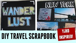 DIY TRAVEL SCRAPBOOK  YEH JAWAANI HAI DEEWANI INSPIRED ✈️ [upl. by Oicatsana]