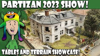 The Tables and Terrain of Partizan 2023 Wargames show [upl. by Catlee]