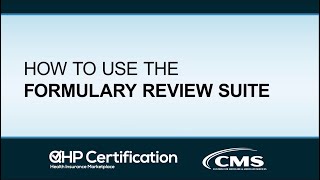 How to Use the Formulary Review Suite [upl. by Inga]