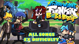 BOB amp BOSIP EX DIFFICULTY TUTORIAL JUMP IN SWING FULL COMBO  Friday Night Funkin Mod Showcases [upl. by Ecnedurp]