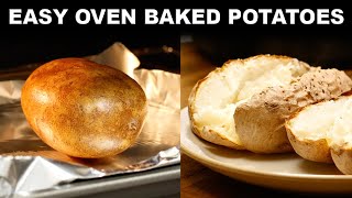 How To Cook Oven Baked Potatoes [upl. by Gnut866]