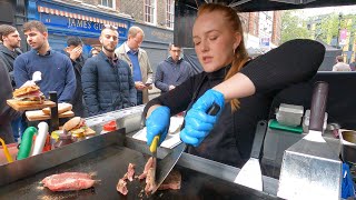 Best and Yummiest Steaks in London Street Food [upl. by Uile715]