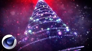 Новогодняя композиция 2016 в Cinema 4D [upl. by Broddie499]