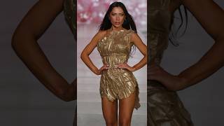 Model Georgina Mazzeo Walks For Emal Savahl Couture At Miami Swimweek  The Shows 2024 shorts [upl. by Zaccaria]