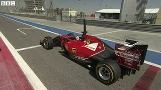 F1 2014  Bahrain Test  Day 1  V6 Engine Natural Sound [upl. by Atiuqram]