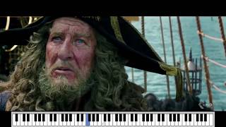 Pirates of the Caribbean 5 Official Trailer 3 Piano  Sheet Music [upl. by Felic]