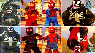 EVOLUÇÃO DO VENOM CARNIFINA E HOMEM ARANHA NOS JOGOS LEGO MARVEL GAMES 2013  2021 [upl. by Fae]