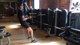 Kinesis Squat Row Combo on chest machine [upl. by Oek]