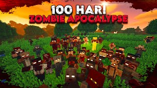 100 Hari di Minecraft Hardcore Zombie Apocalypse Seasons 2  Part 1 [upl. by Landers464]