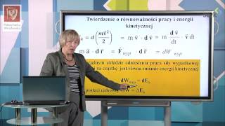 Fizyka I odc 27  I twierdzenie praca  energia kinetyczna [upl. by Epstein]