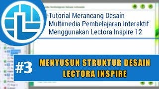 Tutorial3 Lectora Inspire Manajemen Struktur Kerangka dan Tampilan Desain [upl. by Moht]