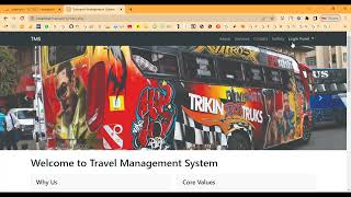 Transport Management System in PHP [upl. by Elleivap365]