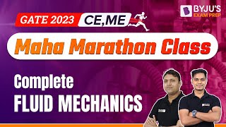 Fluid Mechanics Marathon  GATE 2023 Civil Engineering CE  Mechanical Engineering ME Exam Prep [upl. by Oile238]