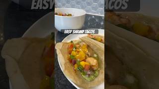 SHRIMP TACOS WITH MANGO SALSA  EASY SHRIMP TACO RECIPE [upl. by Zolner]