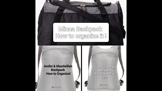 Hajj Mina Bag The Day of Arafah Bag The Night Of Muzdalifah Bag amp Everyday Haram Backpack [upl. by Ku756]