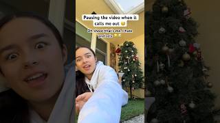 Did you get called out 😆💖 fypシ゚ skit funny trend shorts christmas relatable viral [upl. by Htebaras]