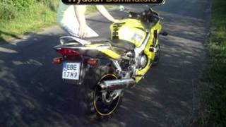 Honda CBR F4i wydech Dominatora i LeoVince [upl. by Grantham819]