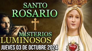 El Santo Rosario del día de hoy Jueves 03 de Octubre🌹Misterios Gozosos [upl. by Torbart]