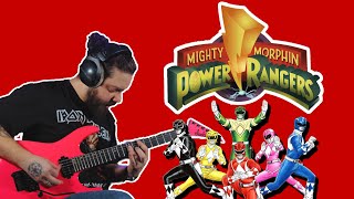 Power Rangers Opening Theme  Guitar Cover powerrangers [upl. by Attelahs435]