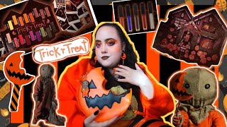 🎃SAMHAIN PALETTE  Trick r Treat  Spooky Sam Glam 🎃 CREATURE COSMETICS [upl. by Tserrof]