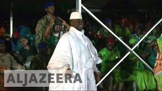 Gambia crisis ends as Yahya Jammeh leaves for exile [upl. by Neenaej730]