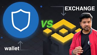 Exchange Vs Wallet  where to hold crypto safely [upl. by Oicnoel461]