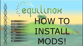 how to install mods in Equilinox [upl. by Ahsia701]