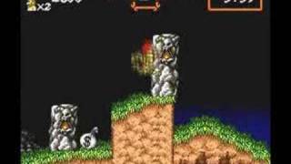 Super Ghouls N Ghosts  Level 1 SNES [upl. by Leodora]