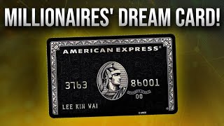 American Express Centurion Black Card Why Millionaires Love it Full Review Amex Credit Platinum [upl. by Amliw]