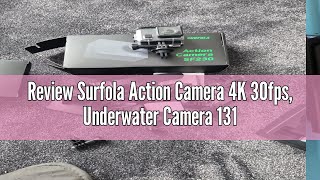 Review Surfola Action Camera 4K 30fps Underwater Camera 131ft Waterproof for Snorkeling 20MP WiFi [upl. by Ernald503]