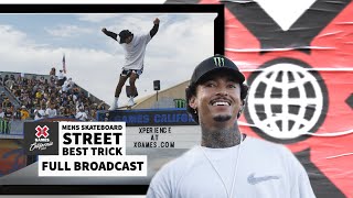 Men’s Skateboard Street Best Trick FULL COMPETITION  X Games California 2023 [upl. by Anitroc]